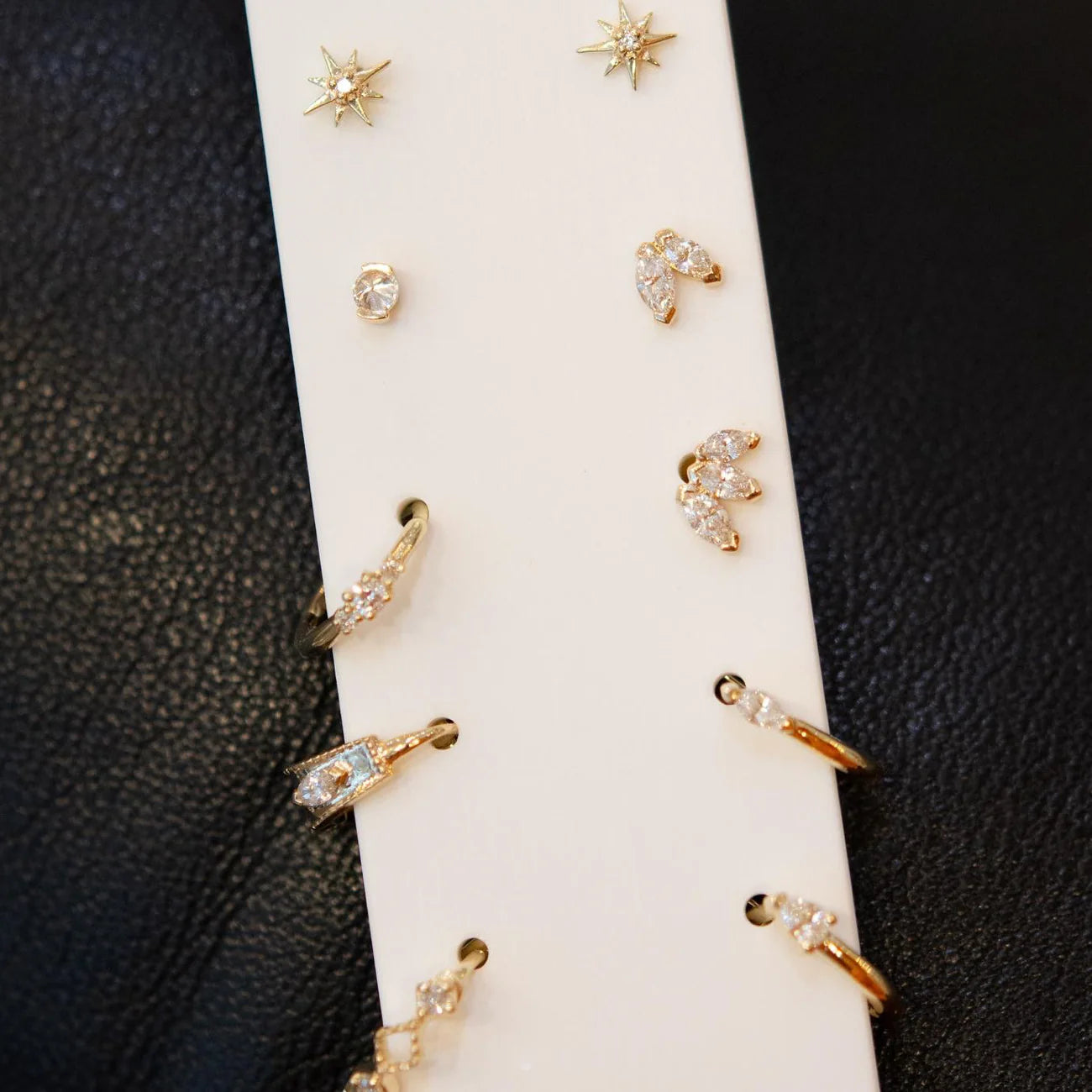 métier / star stud earring - single