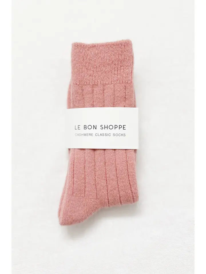 le bon shoppe / classic cashmere socks