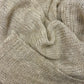 handwoven knit alpaca scarf / soft beige