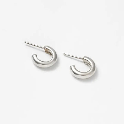 small abbie hoop earrings