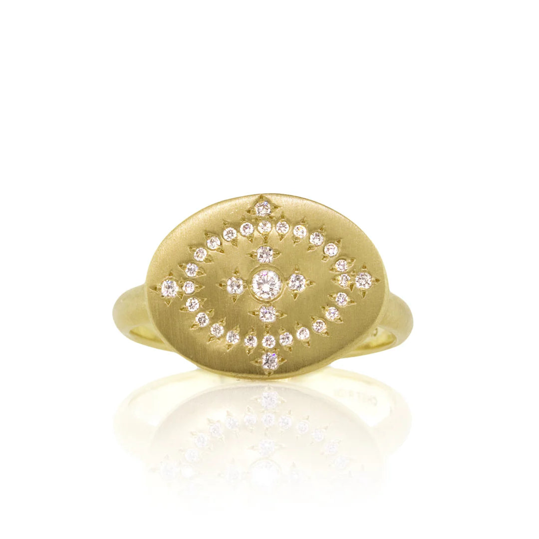 heaven on earth ring - natural diamond