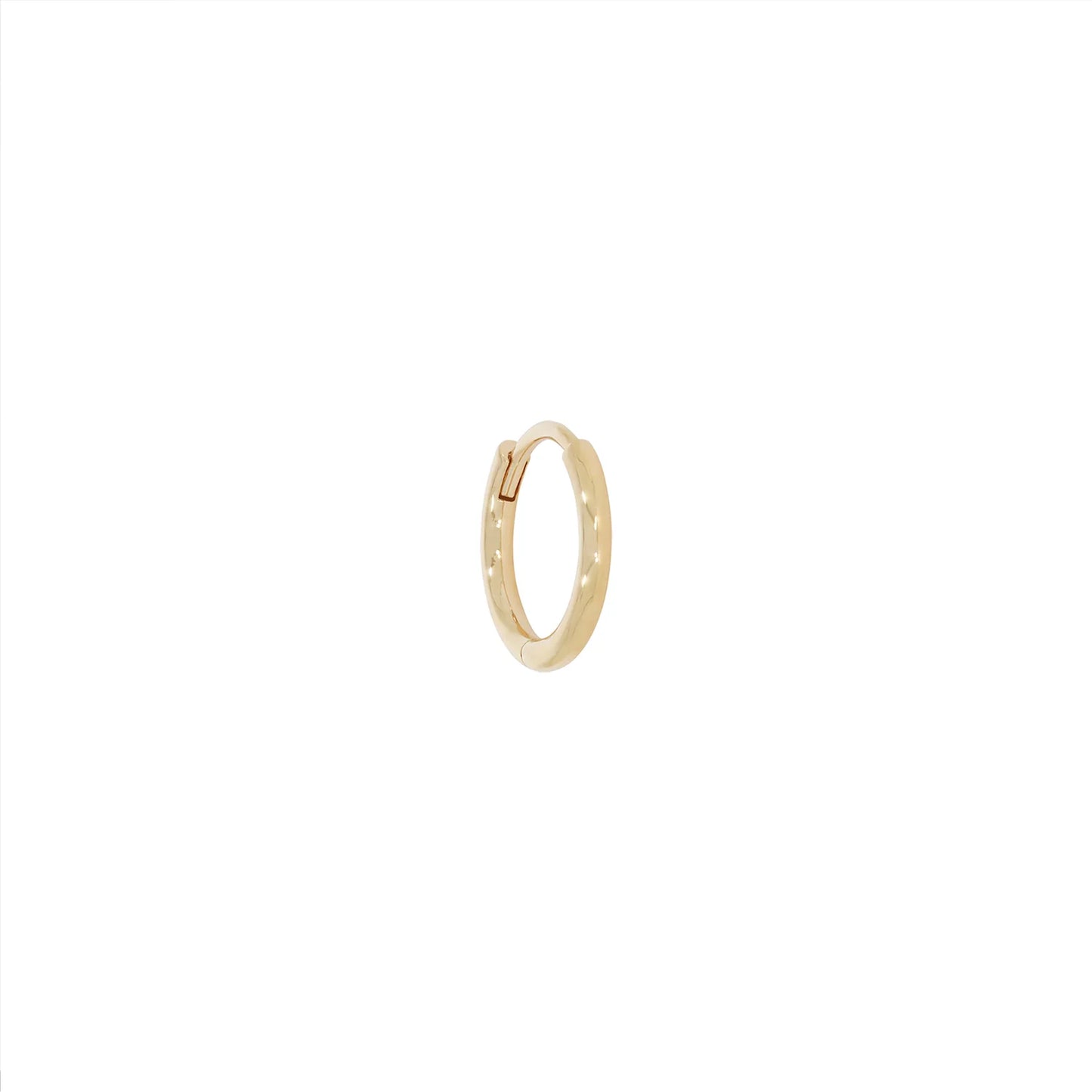 métier / round clicker hoop earring - single