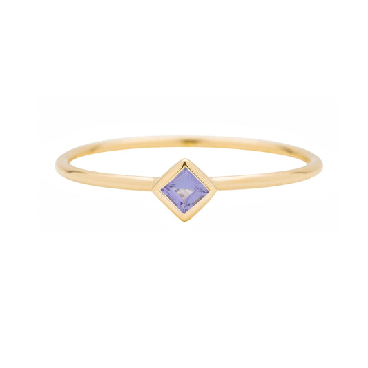 métier / tanzanite stacking ring