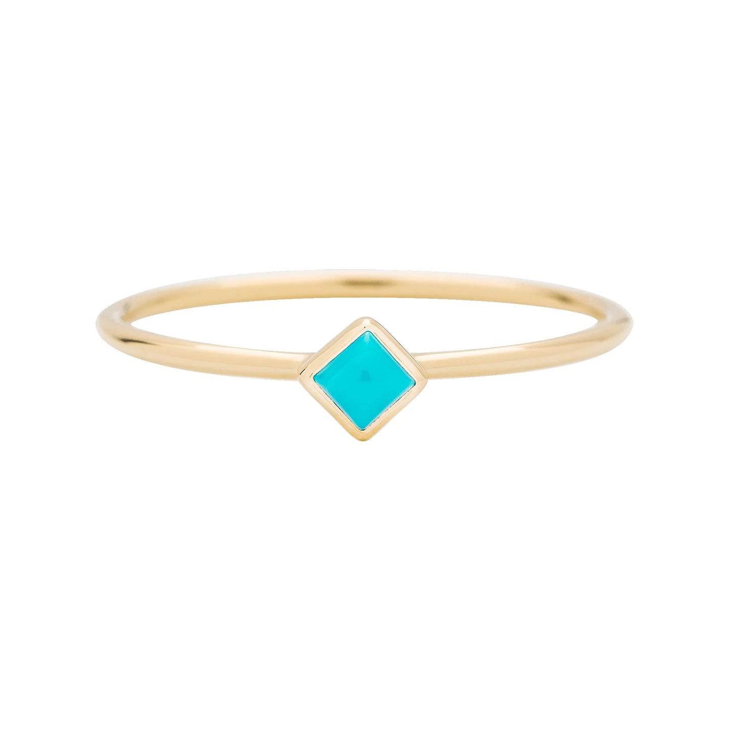 métier / turquoise stacking ring