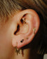 métier / dala droplet beaded stud earring - single