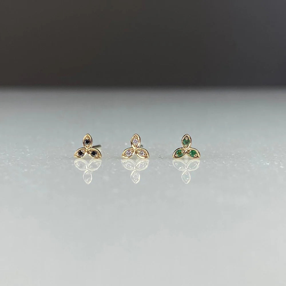 métier / gemstone lalee stud earring - single