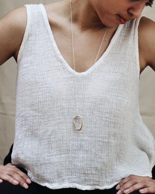 oblique necklace