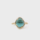 aphenos ring - deep blue tourmaline