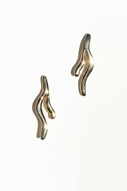 sea ribbon earrings