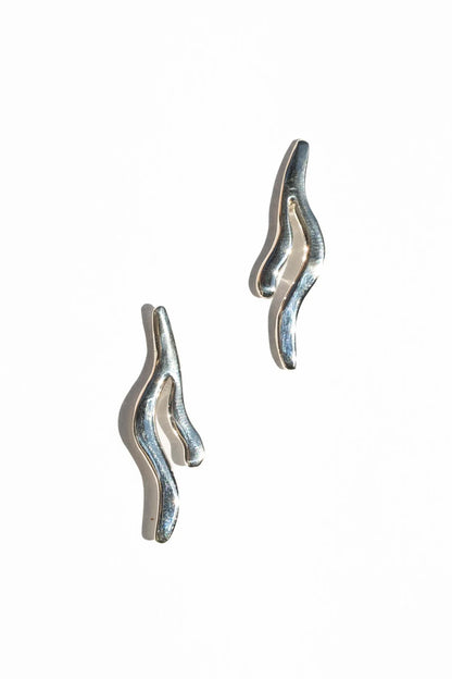 sea ribbon earrings