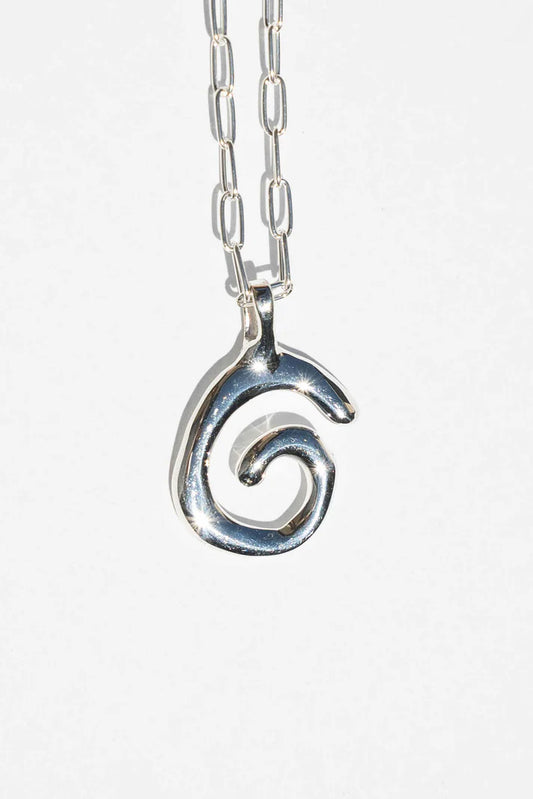 swirl necklace