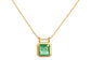 emerald pendant necklace