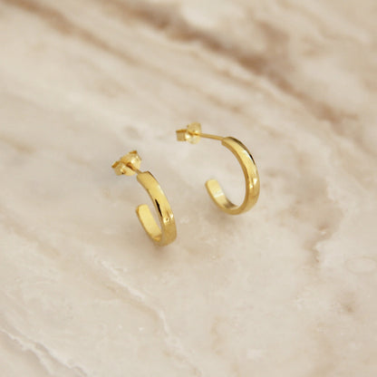 kari semi hoop earrings