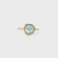 cosmic light ring - seafoam green tourmaline