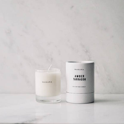 makana / candle - amber tarragon