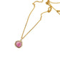 cosmic light necklace - pink tourmaline