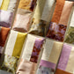 naturally dyed aromatherapy eye pillows