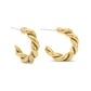 sorella hoop earrings