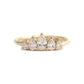 pear five diamond ring