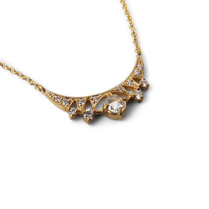 astrid luna pendant necklace - natural diamond