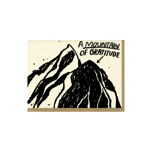 mountain of gratitude card