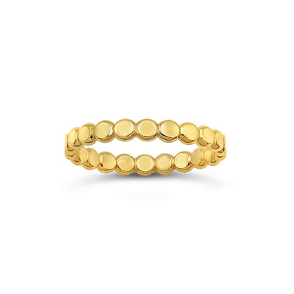 stacking ring / large flat dot