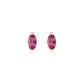 pink tourmaline marquise stud earrings