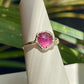 cosmic light ring - pink tourmaline