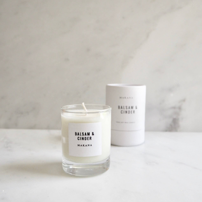 makana / candle - balsam & cinder