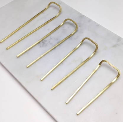 brass hair fork