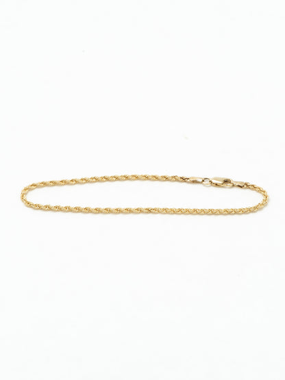 rope chain bracelet - 1.85mm