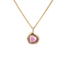 cosmic light necklace - pink tourmaline