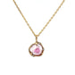 cosmic light necklace - pink tourmaline