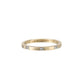 eternal baguette dot band - natural diamond