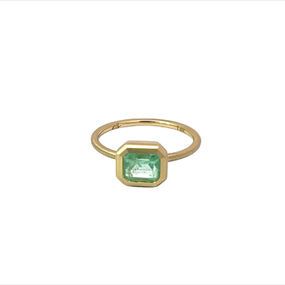 mint emerald ring